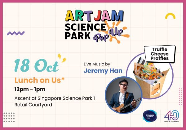 Art Jam Science Park Pop Up