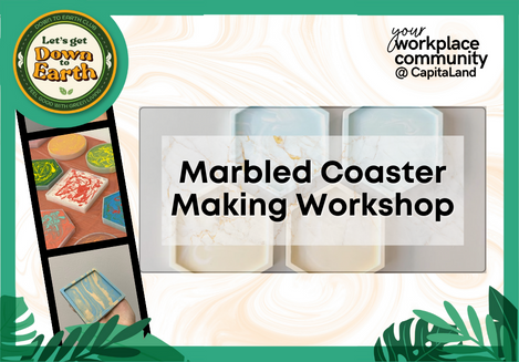 Let's Get Down to Earth - Marbled Coaster Making Workshop
