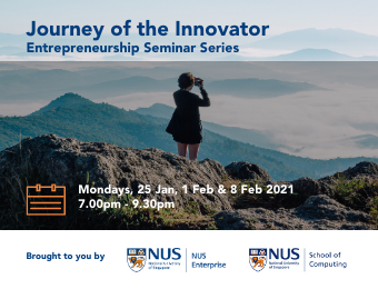 Journey of the Innovator’ Entrepreneurship Seminar Series