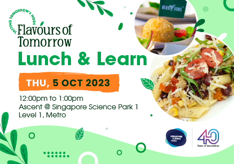 Flavours of Tomorrow: Lunch and Learn