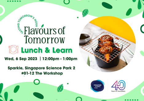 Flavours of Tomorrow: Lunch and Learn